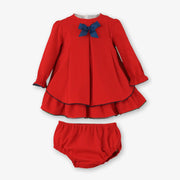 Miranda baby girl's bow dress - 400131v.