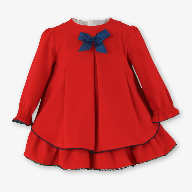 Closer look at the Miranda bow dress.