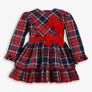 Miranda girl's plaid dress - 0258-v.