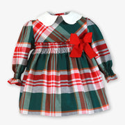 Closer look at the Miranda plaid dress.