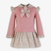 Miranda girl's quilted dress - 400616v.