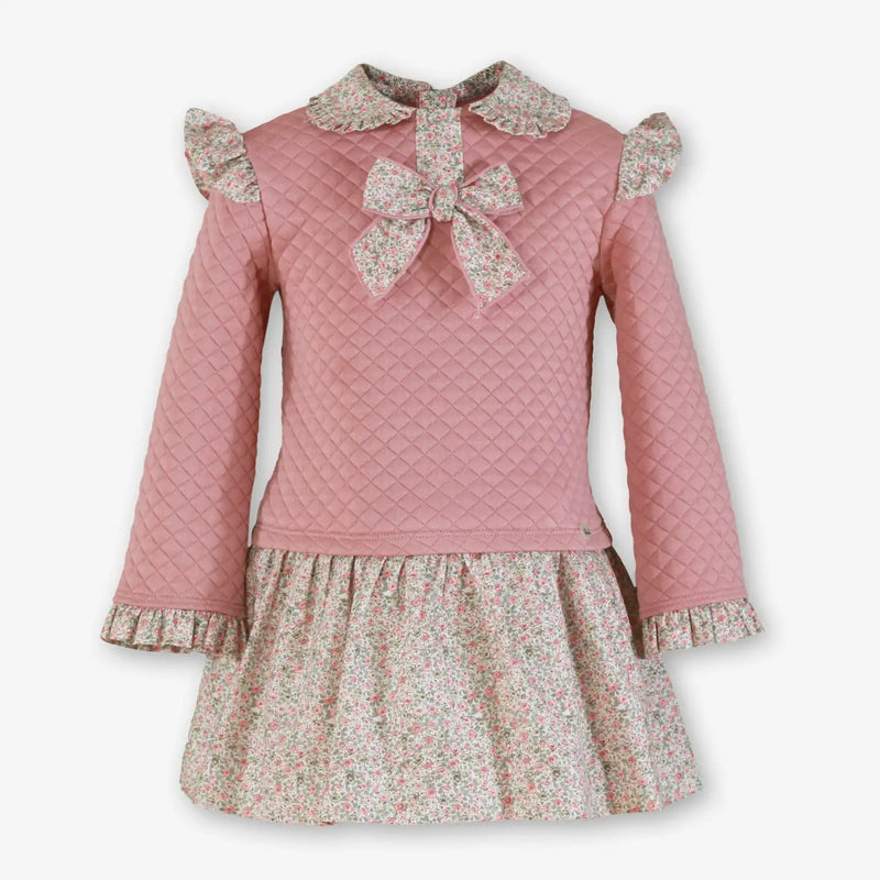 Miranda girl's quilted dress - 400616v.