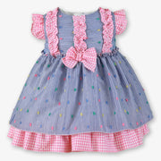 Miranda baby girl's striped dress - 390146v.