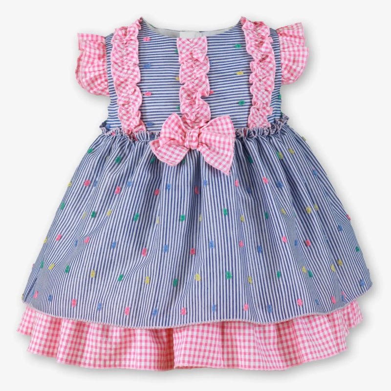 Miranda baby girl's striped dress - 390146v.