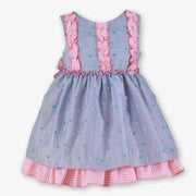 Miranda girl's striped dress - 390246v.