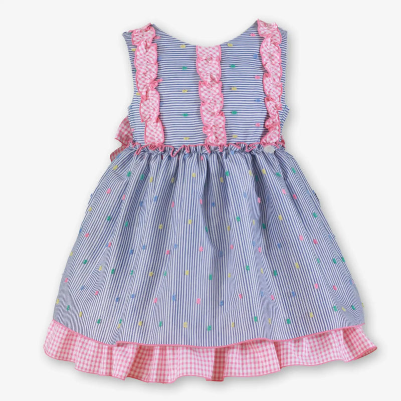Miranda girl's striped dress - 390246v.