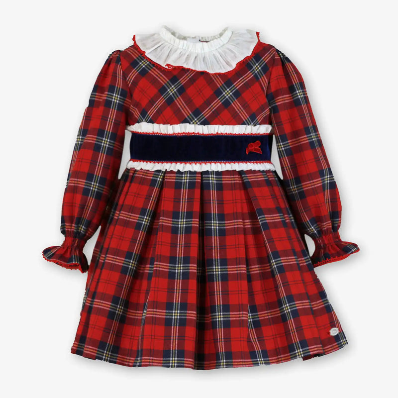 Miranda girl's tartan dress - 400230v.