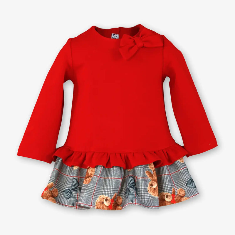 Miranda girl's teddy bear dress - 400152v.
