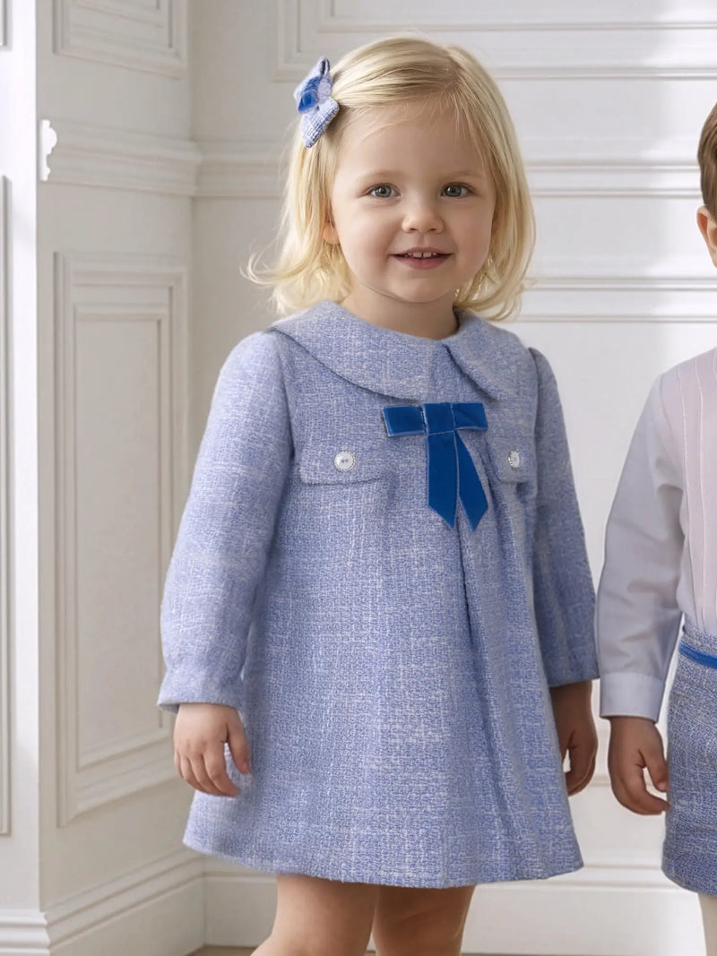 Closer look at the Miranda tweed dress.
