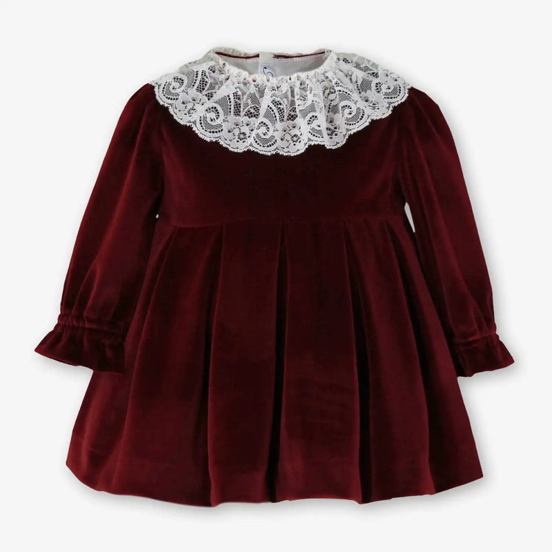 Miranda baby girl's velvet dress - 400129v.