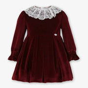 Miranda girl's velvet dress - 400229v.