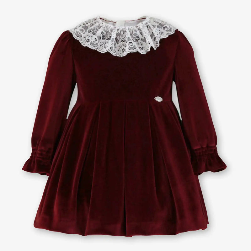 Miranda girl's velvet dress - 400229v.