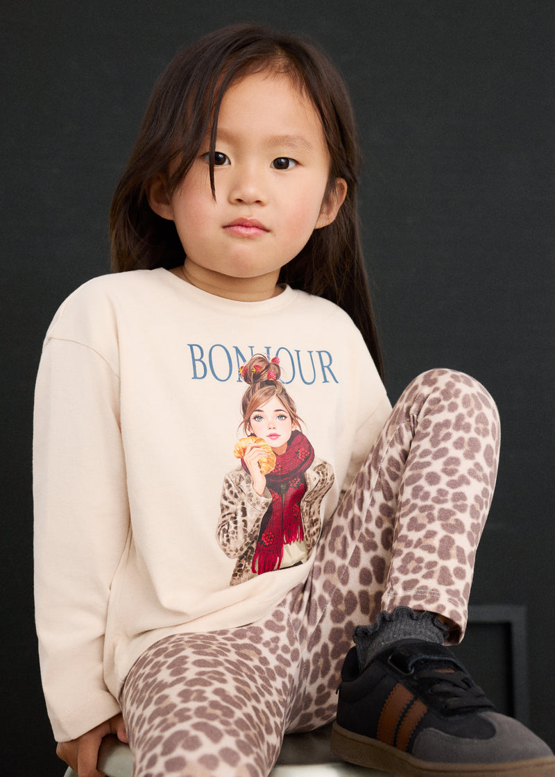 Mayoral Leopard Print Leggings Set