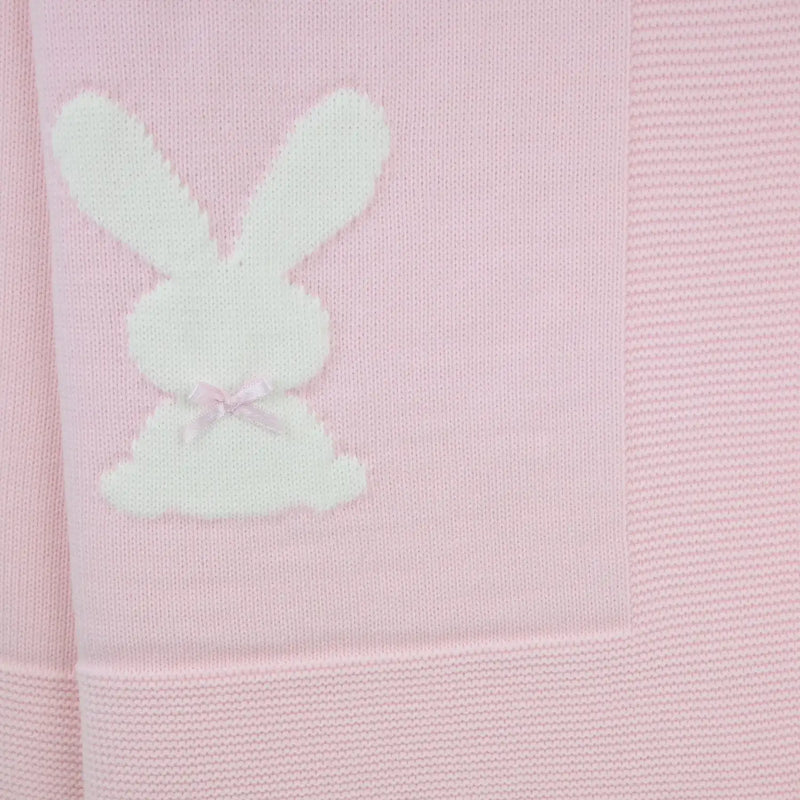 Pex Pink Bunny Blanket - b0775