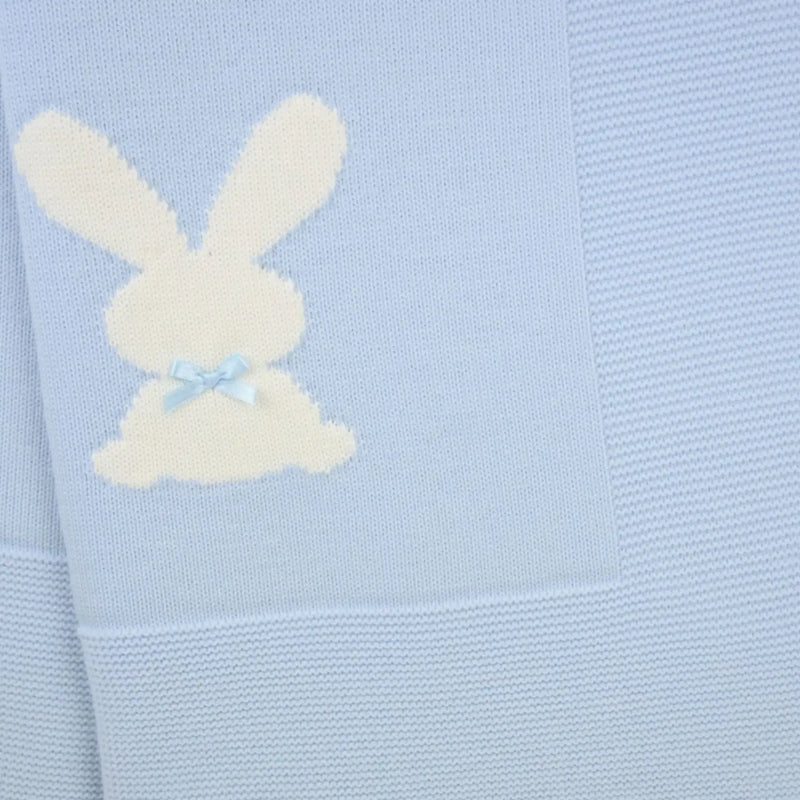 Pex blue bunny blanket - b0775.