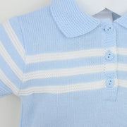 Closer view of the Pex mateo shorts set.