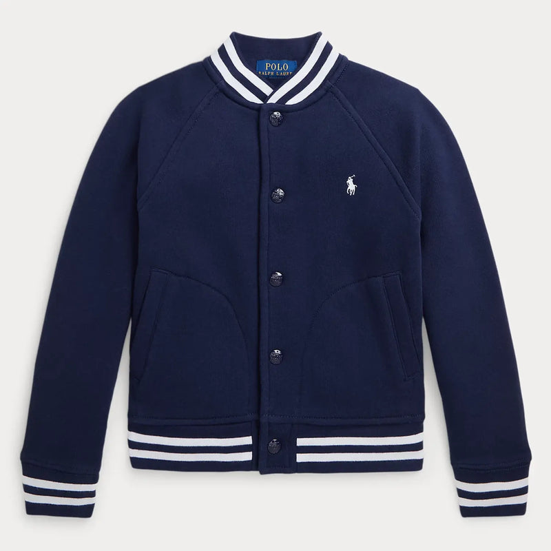 Ralph Lauren navy baseball jacket - 322932140.