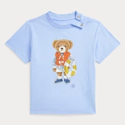 Ralph Lauren baby boy's polo bear t-shirt - 320965279.