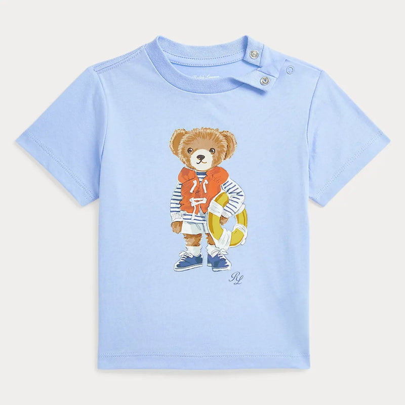 Ralph Lauren baby boy's polo bear t-shirt - 320965279.
