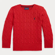 Ralph Lauren boy's cable knit sweater - 322702674043.
