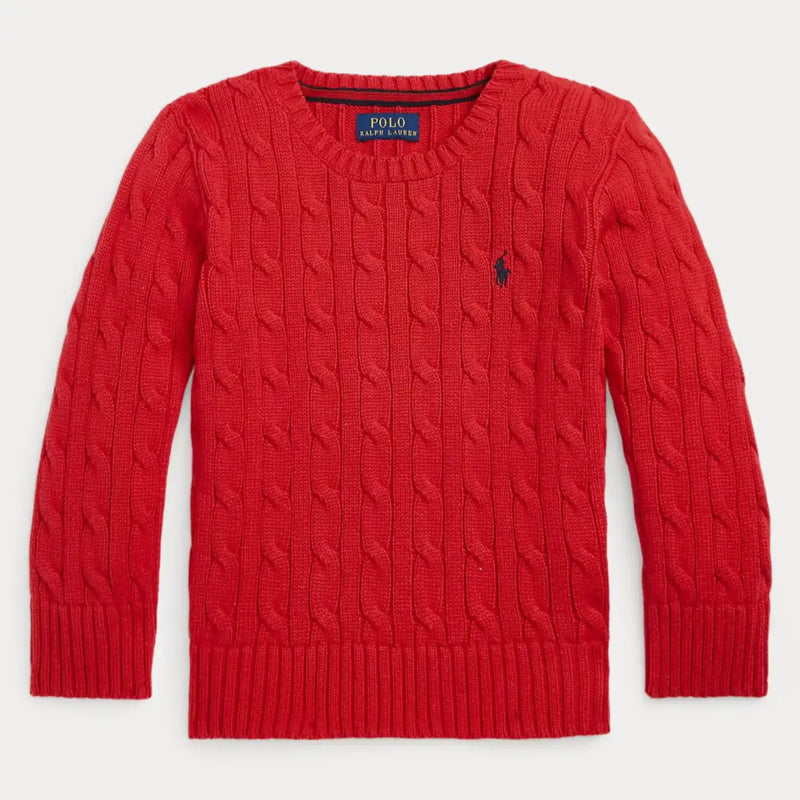 Ralph Lauren boy's cable knit sweater - 322702674043.