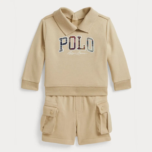 Ralph Lauren baby boy's cargo shorts set - 320b18460001.