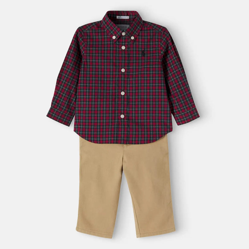 Ralph Lauren check shirt & trousers - 320b28719001.