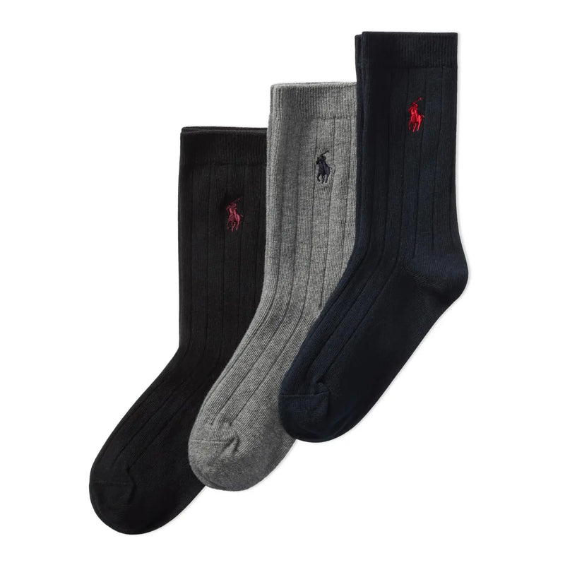 Ralph Lauren boy's crew socks - 443979301001.