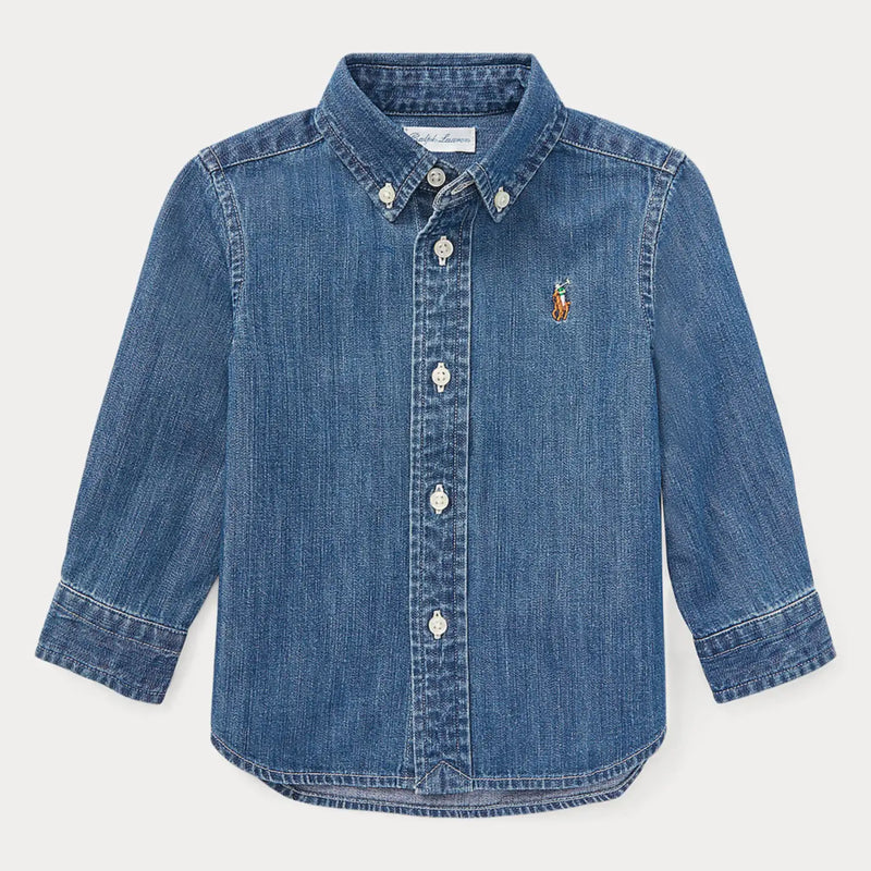Ralph Lauren baby boy's denim shirt - 320713843001.