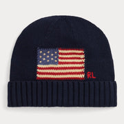 Ralph Lauren flag beanie - 323980672001.