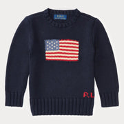 Ralph Lauren boy's flag sweater - 322668285001.