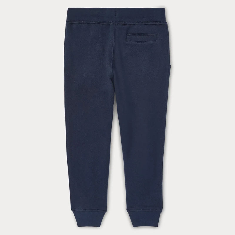 Back of the Ralph Lauren fleece joggers.