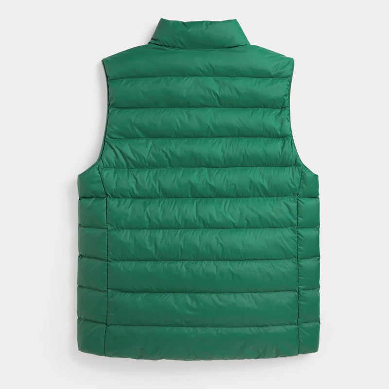 Back of the Ralph Lauren gilet.