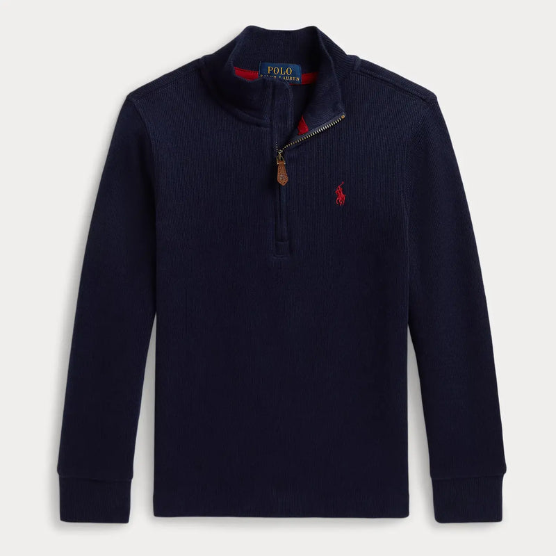 Ralph Lauren boy's half zip sweater - 322b28079005.