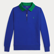 Ralph Lauren boy's  half zip sweatshirt - 322a95759002.