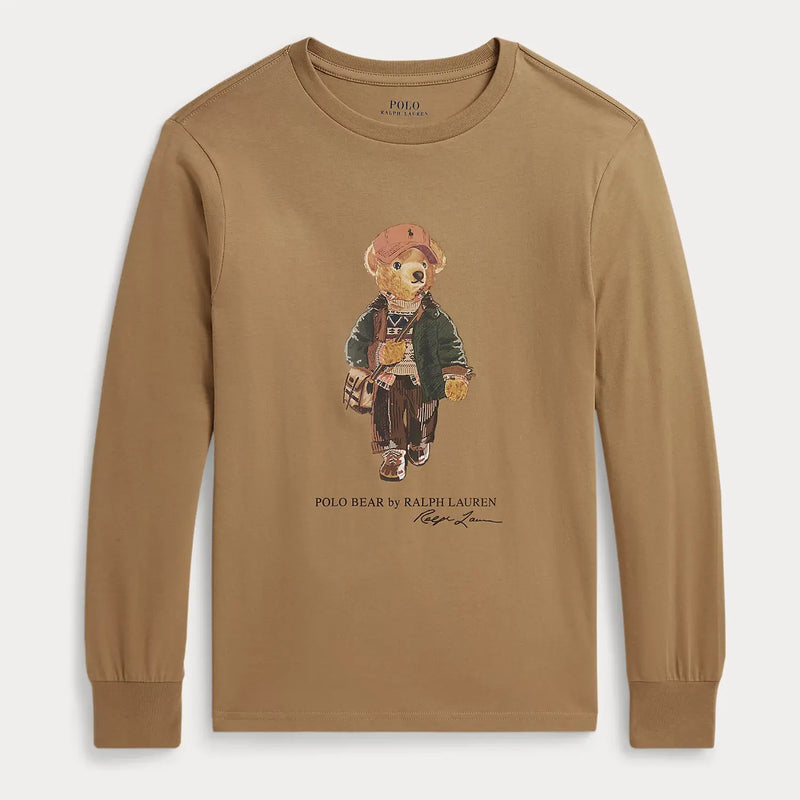 Ralph Lauren boy's long sleeve polo bear t-shirt - 322b27277001.