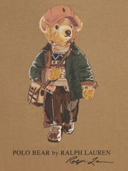 Closer view of the Ralph Lauren long sleeve polo bear t-shirt.