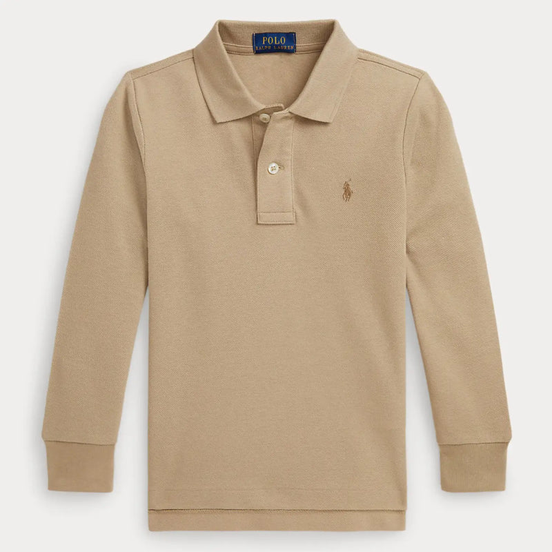 Ralph Lauren L/S Polo Shirt - Tan