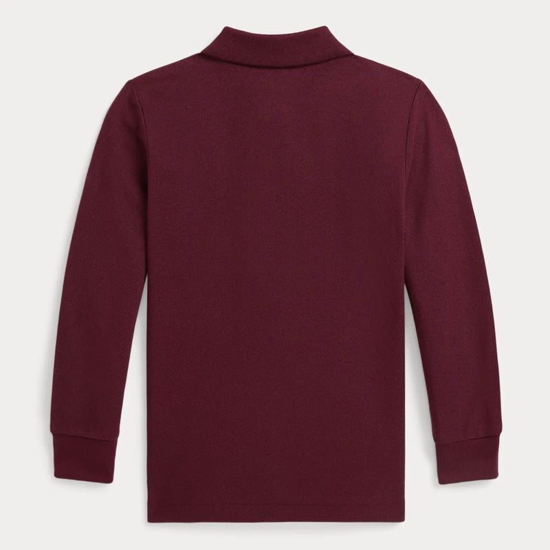 Ralph Lauren L/S Polo Shirt - Burgundy