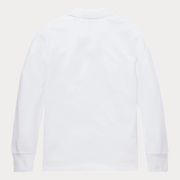 Back of the Ralph Lauren boy's long sleeve polo shirt.