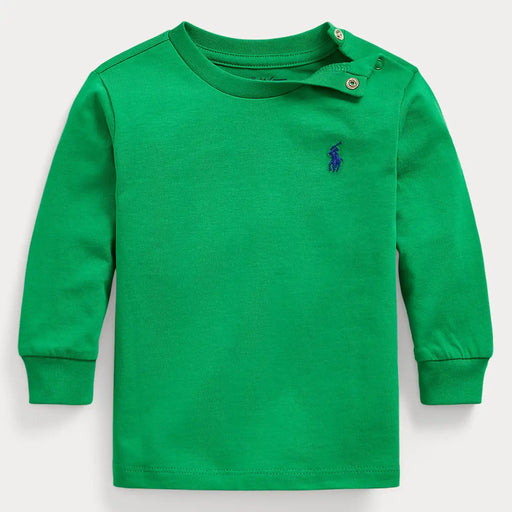 Ralph Lauren boy's green long sleeve t-shirt - 320854677.