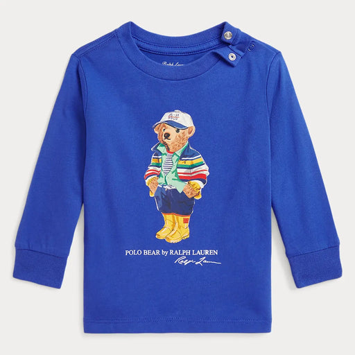 Ralph Lauren blue polo bear long sleeve t-shirt - 320883620.