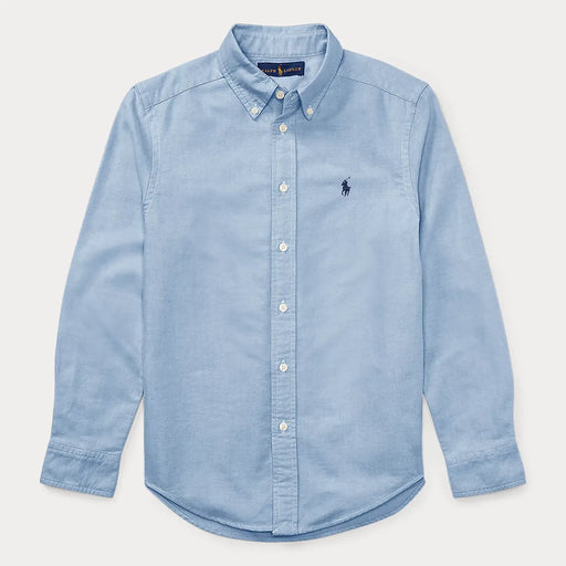 Ralph Lauren boy's blue oxford shirt - 322819238.