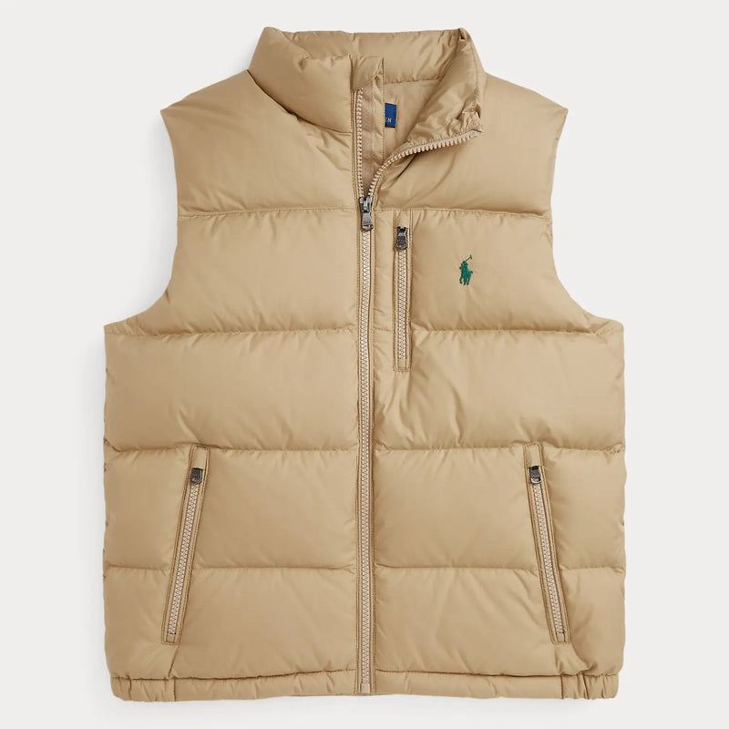 Ralph Lauren vintage khaki padded gilet - 322969863003.