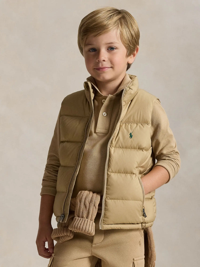 Ralph Lauren Padded Gilet - Tan