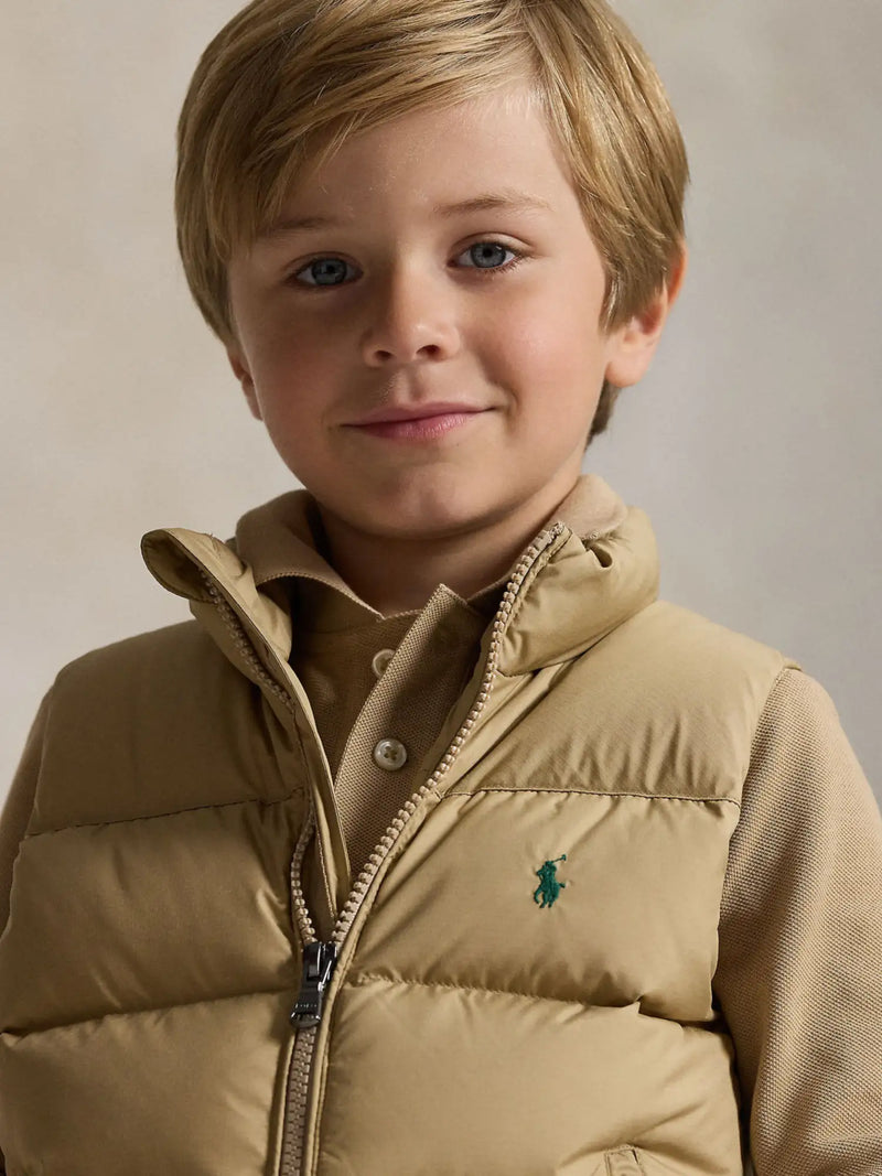Ralph Lauren Padded Gilet - Tan