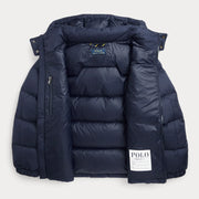 Closer look at the Ralph Lauren padded jacket.