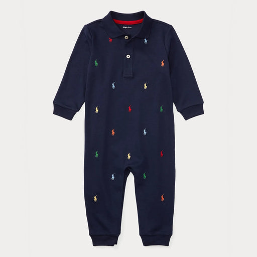 Ralph Lauren navy polo romper - 320570117.