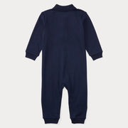 Back of the Ralph Lauren polo romper.