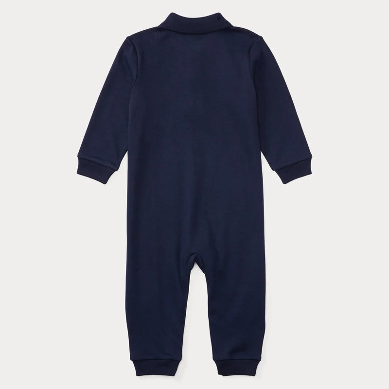 Back of the Ralph Lauren polo romper.